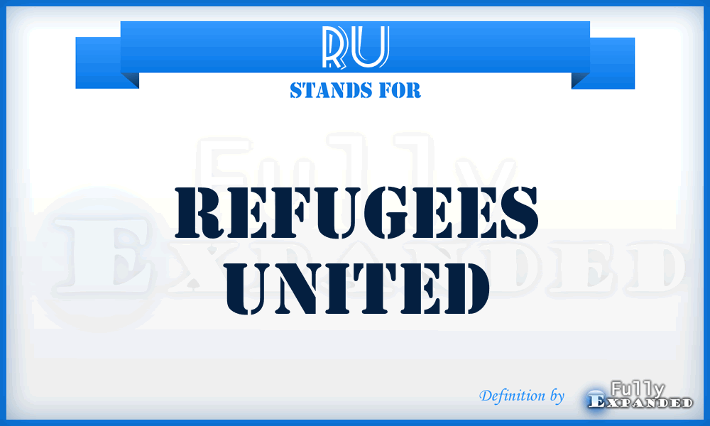 RU - Refugees United