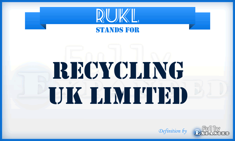 RUKL - Recycling UK Limited