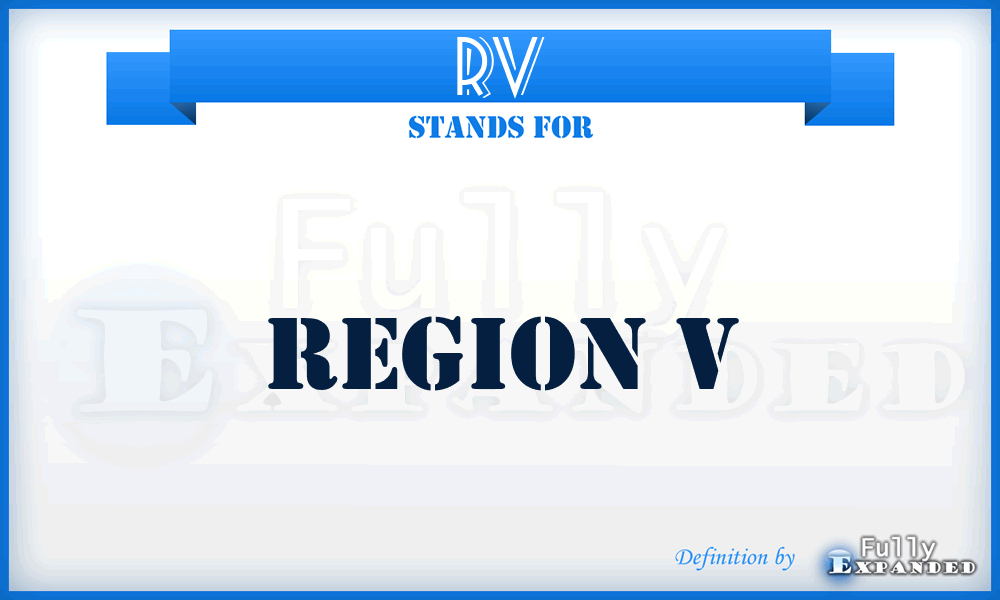 RV - Region V