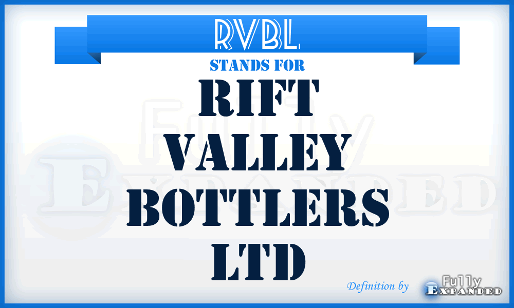 RVBL - Rift Valley Bottlers Ltd