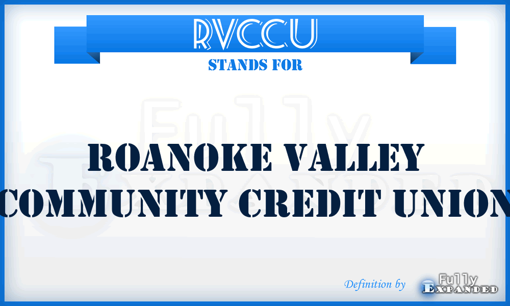 RVCCU - Roanoke Valley Community Credit Union
