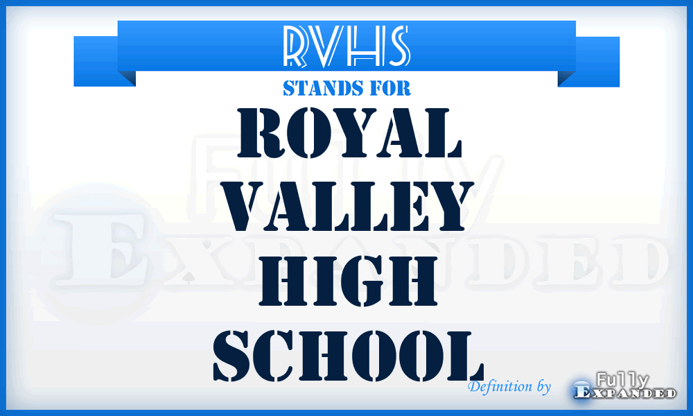 RVHS - Royal Valley High School