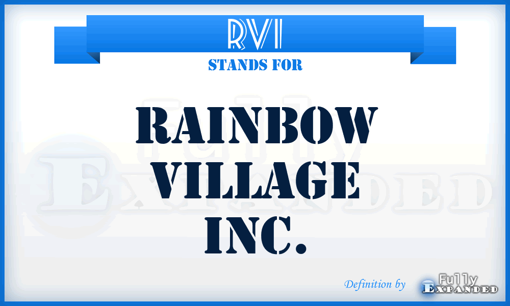 RVI - Rainbow Village Inc.