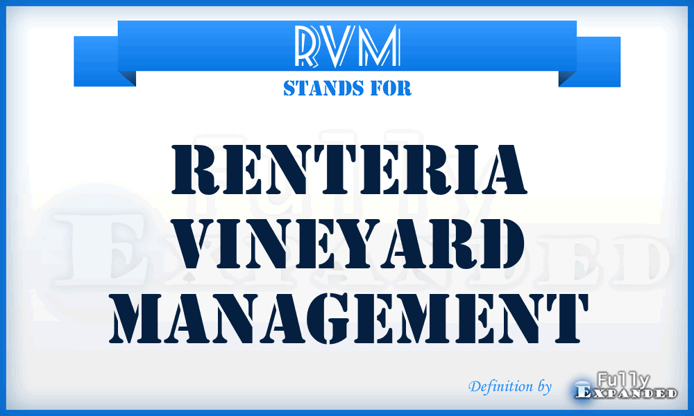 RVM - Renteria Vineyard Management