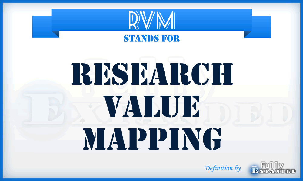 RVM - Research Value Mapping