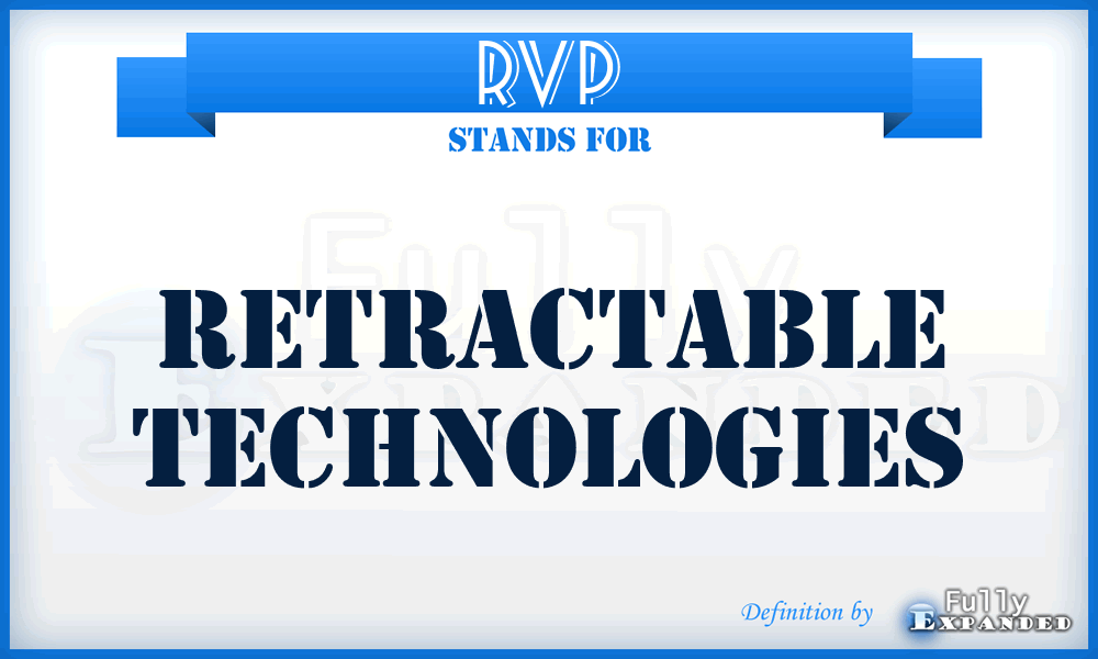 RVP - Retractable Technologies