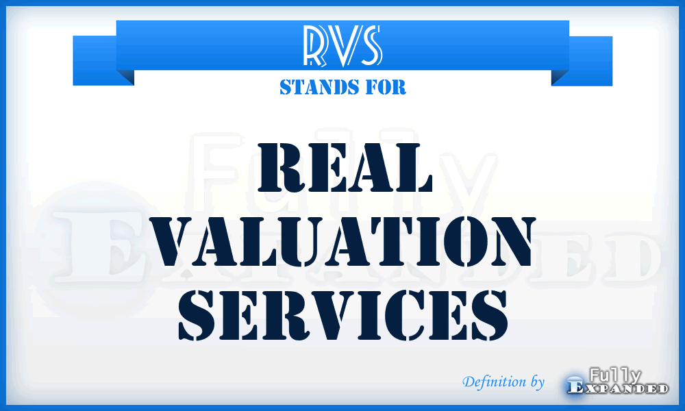 RVS - Real Valuation Services