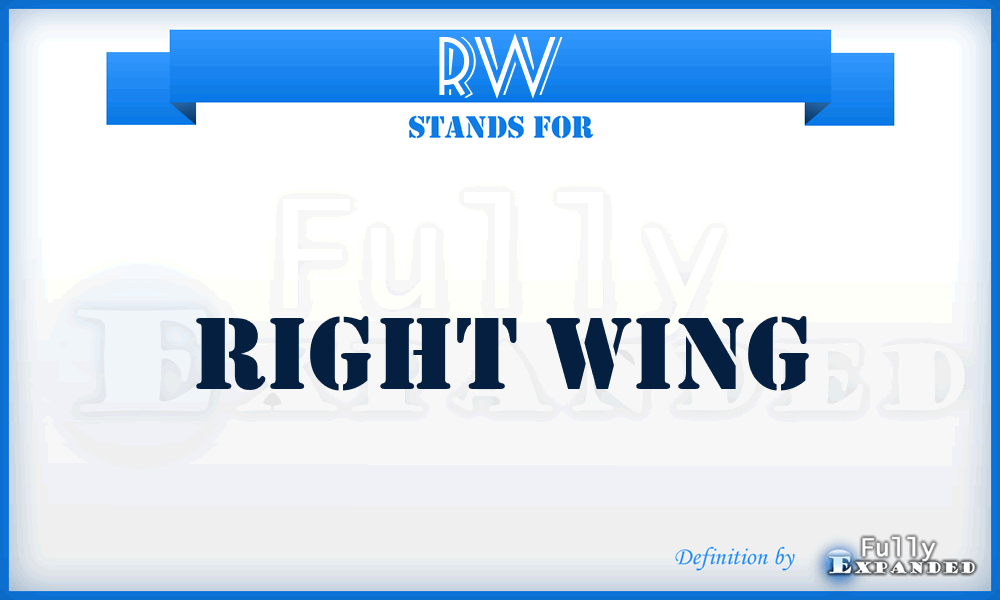 RW - Right Wing