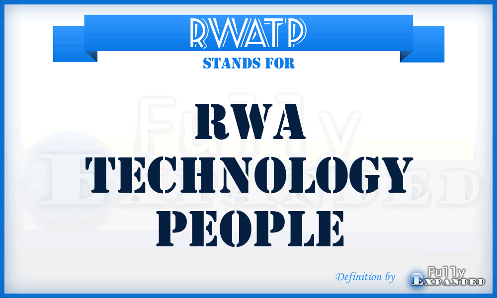 RWATP - RWA Technology People