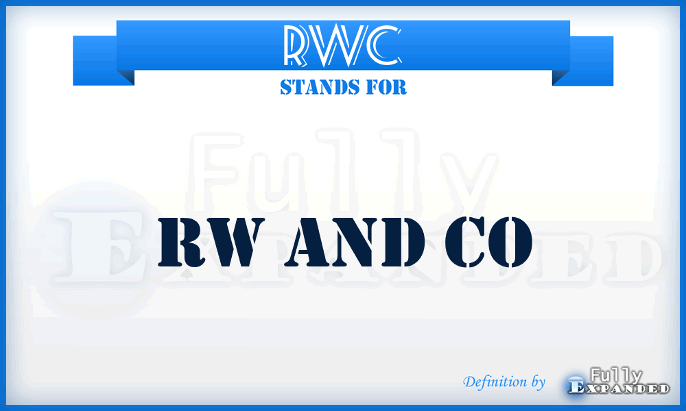 RWC - RW and Co