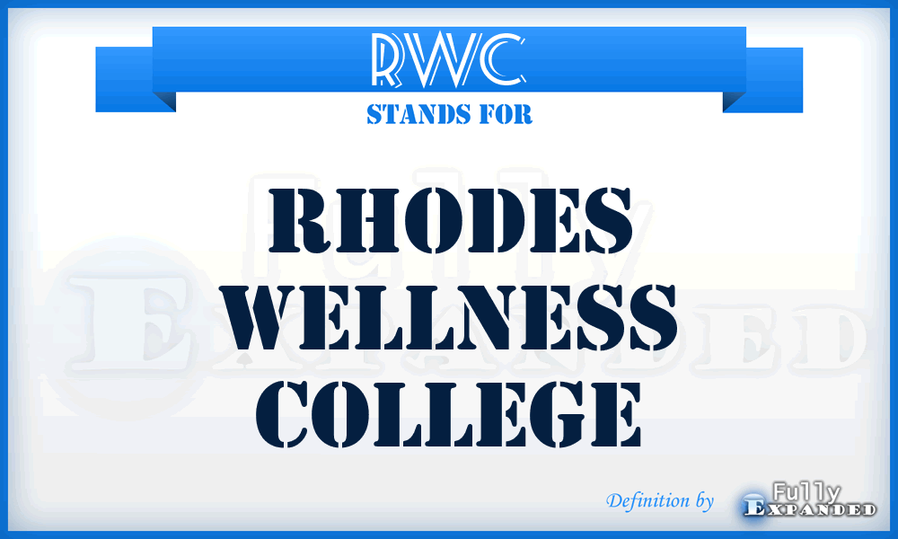 RWC - Rhodes Wellness College