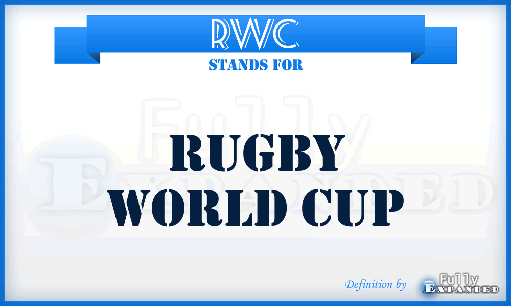 RWC - Rugby World Cup