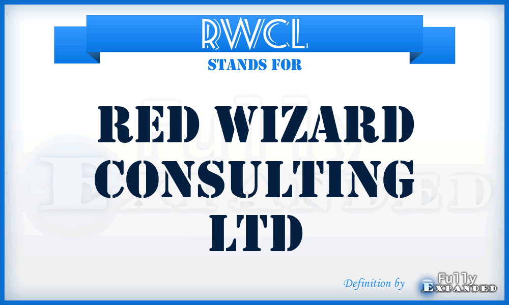 RWCL - Red Wizard Consulting Ltd