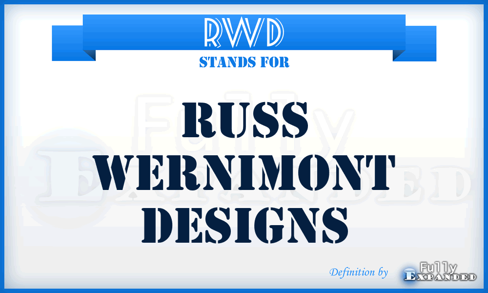 RWD - Russ Wernimont Designs