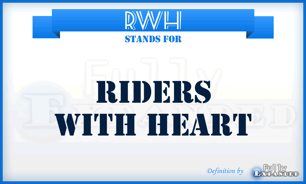 RWH - Riders With Heart