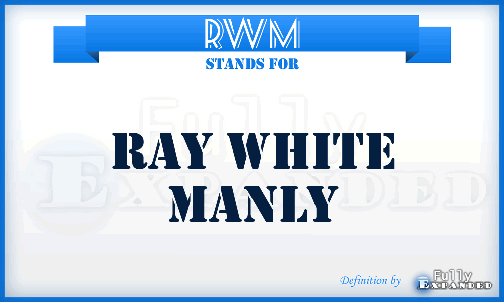 RWM - Ray White Manly