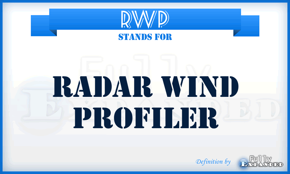 RWP - Radar Wind Profiler