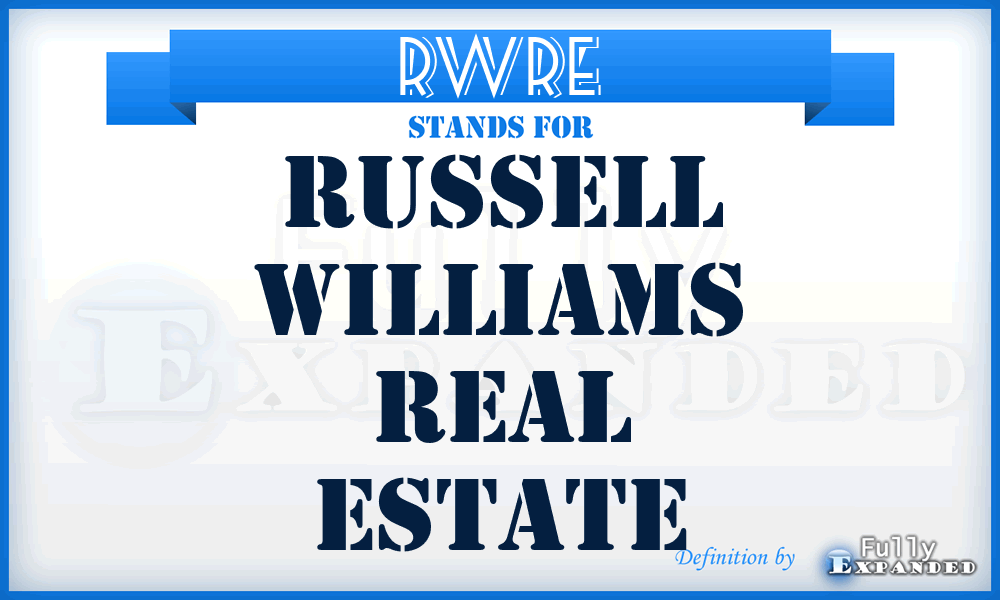 RWRE - Russell Williams Real Estate