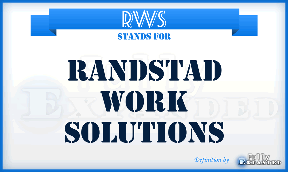 RWS - Randstad Work Solutions