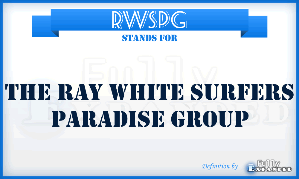 RWSPG - The Ray White Surfers Paradise Group