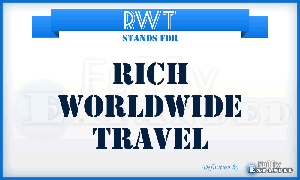 RWT - Rich Worldwide Travel