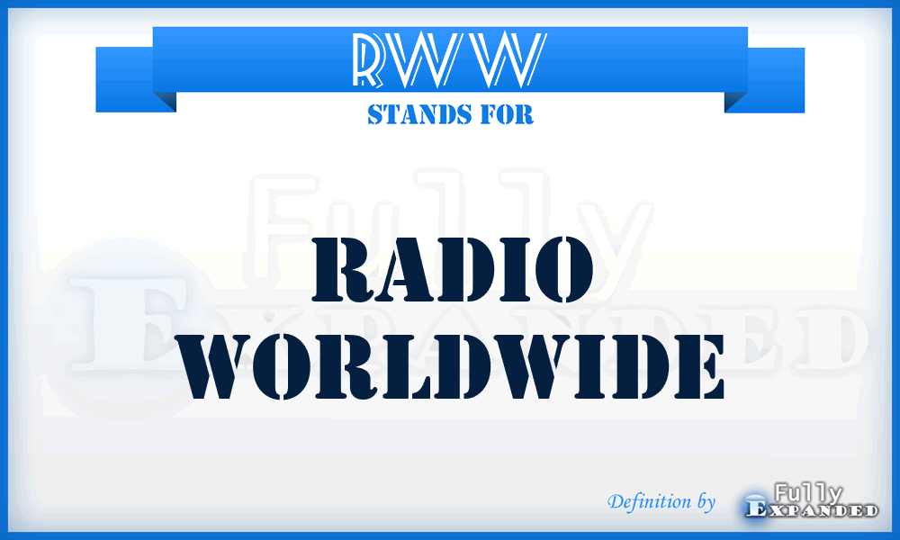 RWW - Radio WorldWide