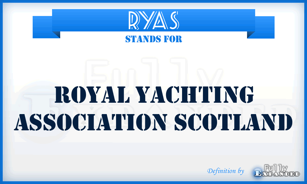 RYAS - Royal Yachting Association Scotland