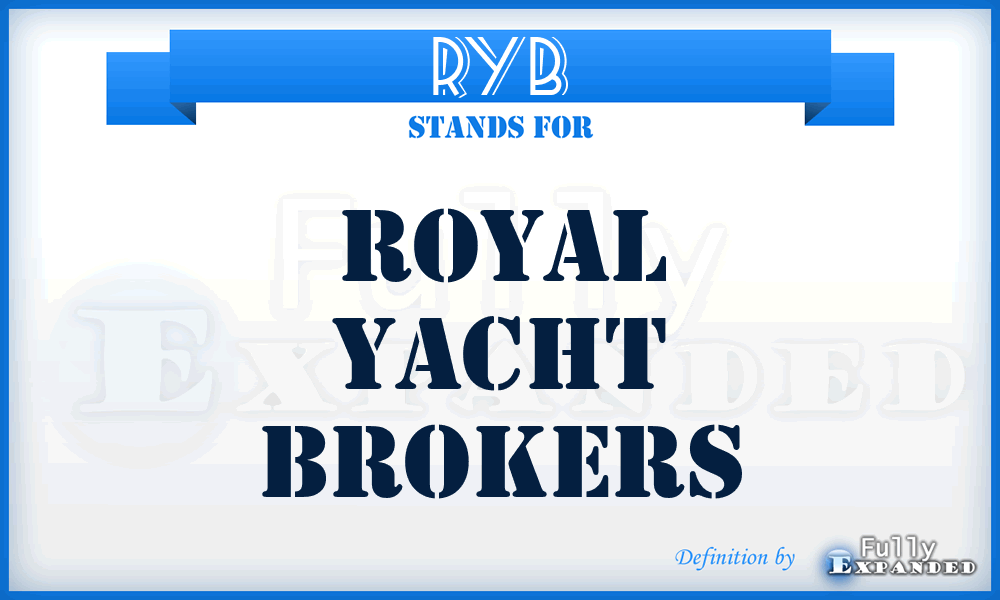 RYB - Royal Yacht Brokers