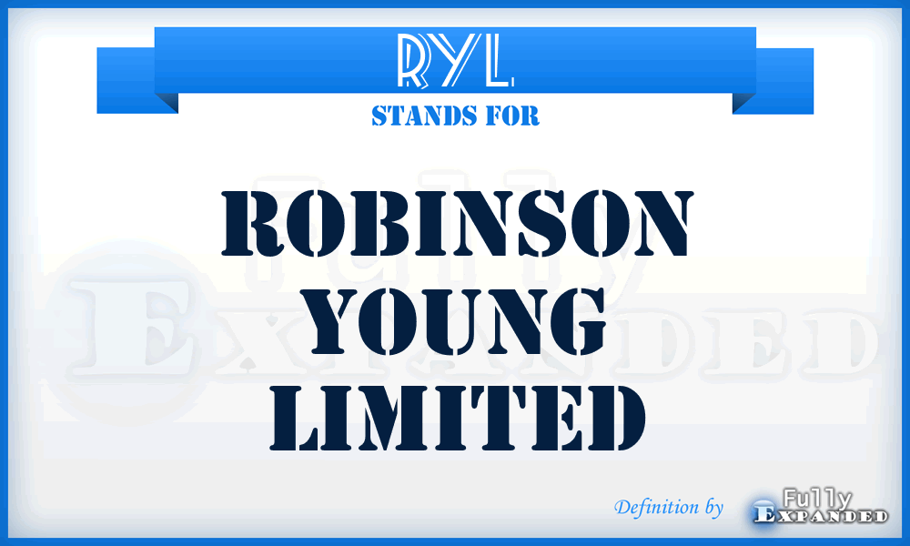 RYL - Robinson Young Limited