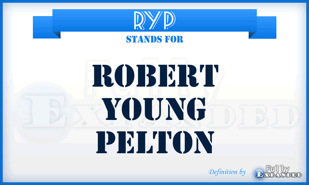 RYP - Robert Young Pelton