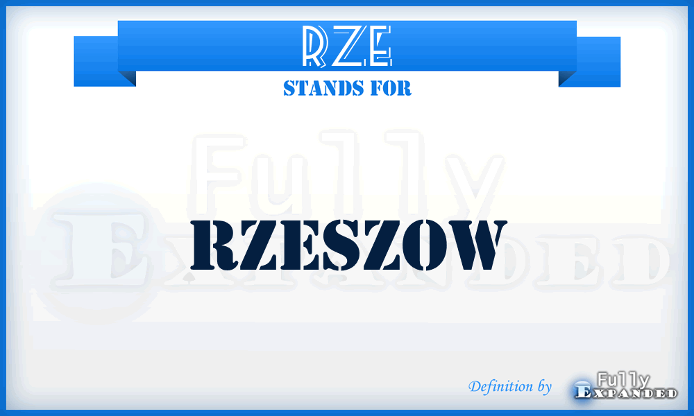 RZE - Rzeszow