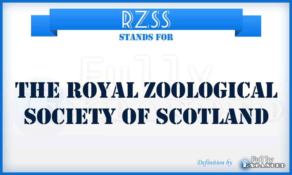 RZSS - The Royal Zoological Society of Scotland