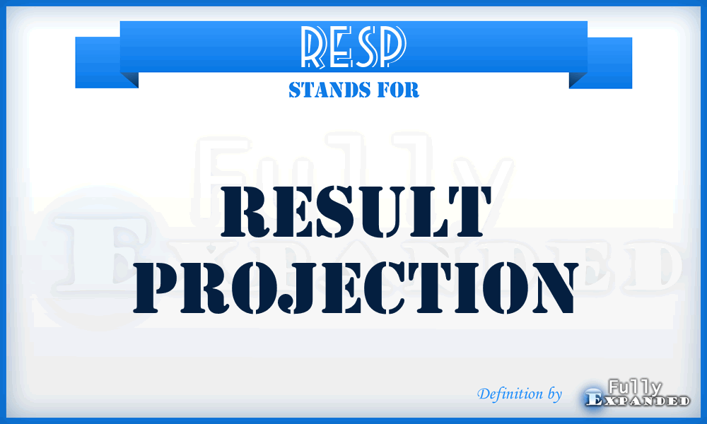 ResP - result projection
