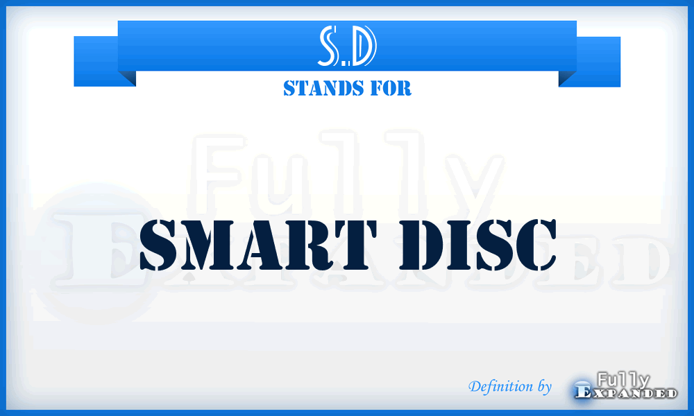 S.D - Smart Disc