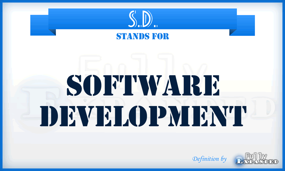 S.D. - Software Development