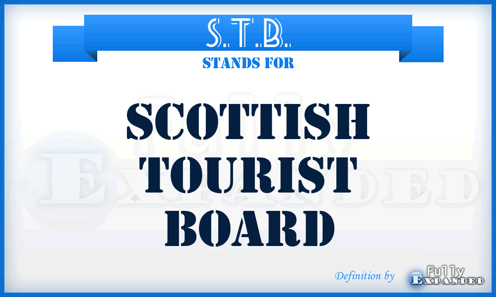 S.T.B. - Scottish Tourist Board