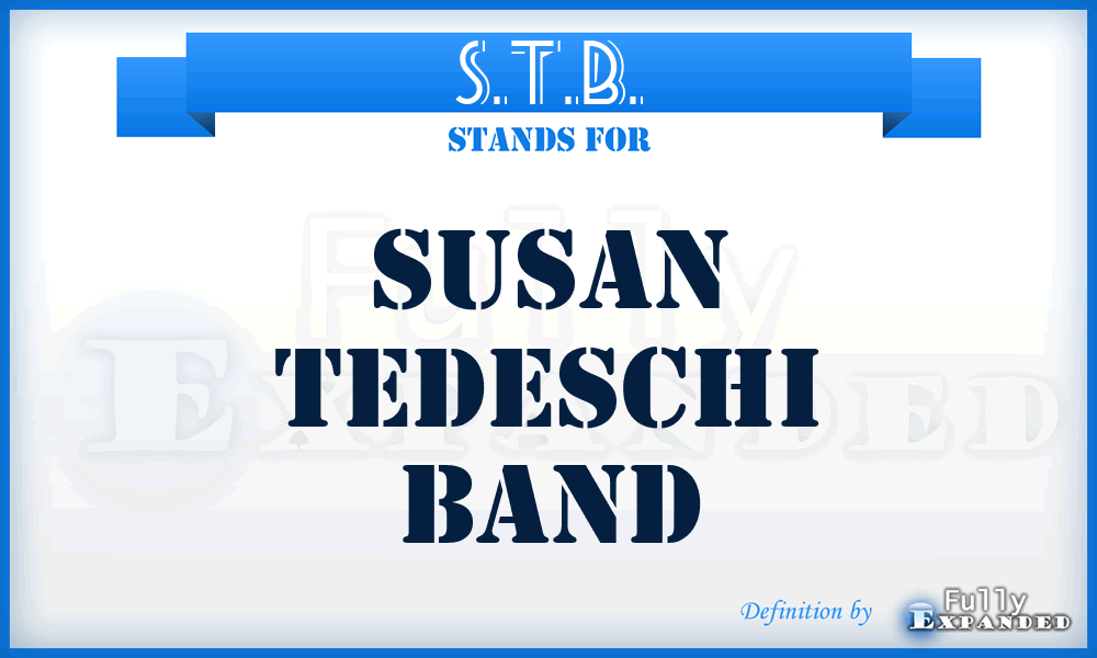 S.T.B. - Susan Tedeschi Band