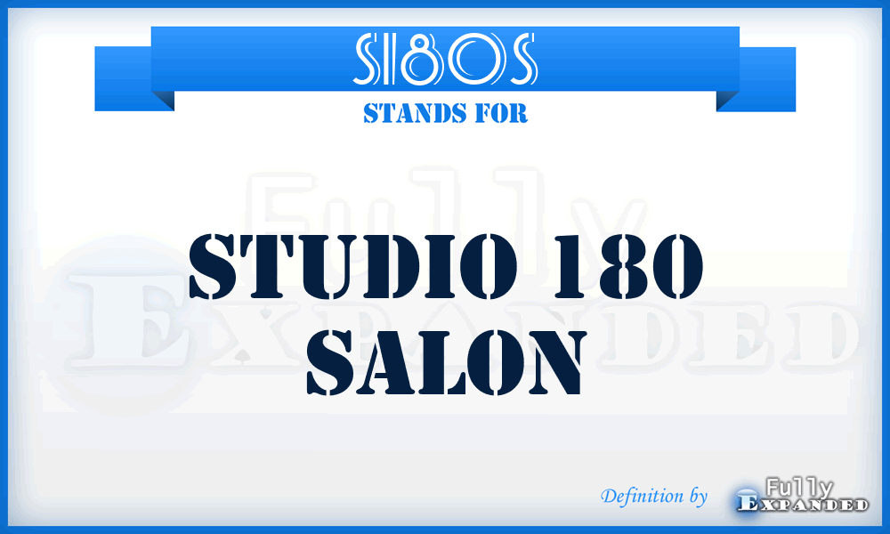 S180S - Studio 180 Salon