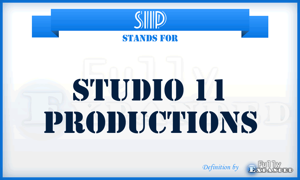 S11P - Studio 11 Productions
