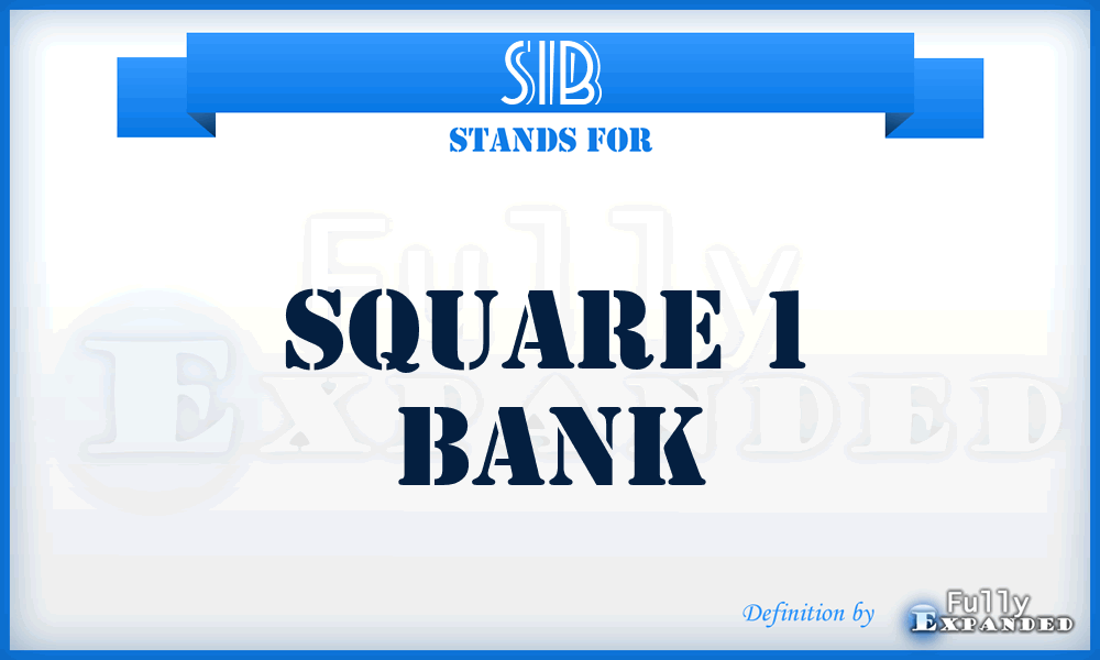 S1B - Square 1 Bank