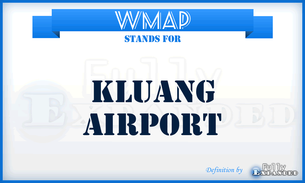 WMAP - Kluang airport