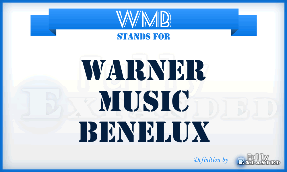 WMB - Warner Music Benelux