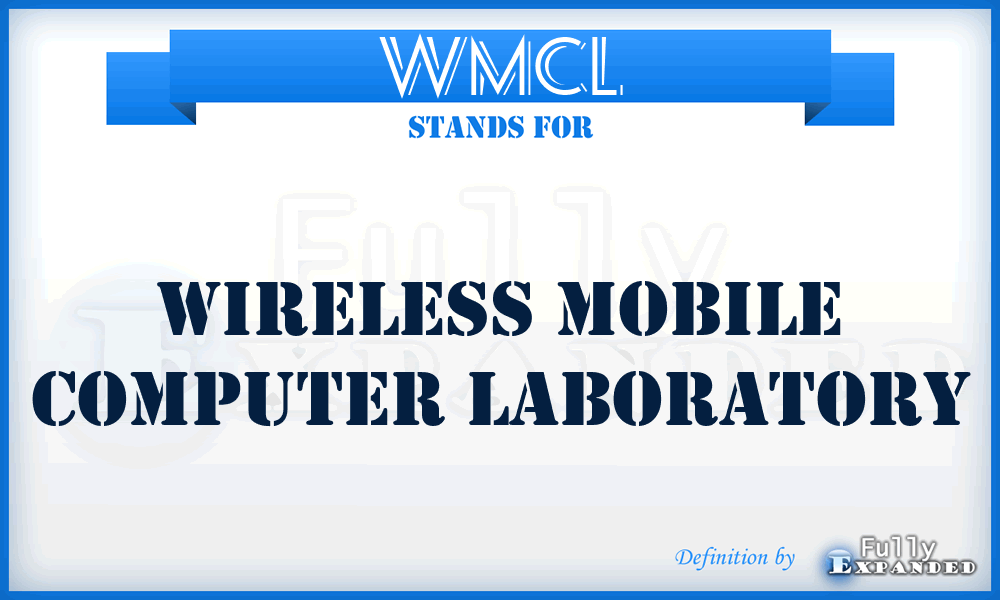 WMCL - Wireless Mobile Computer Laboratory