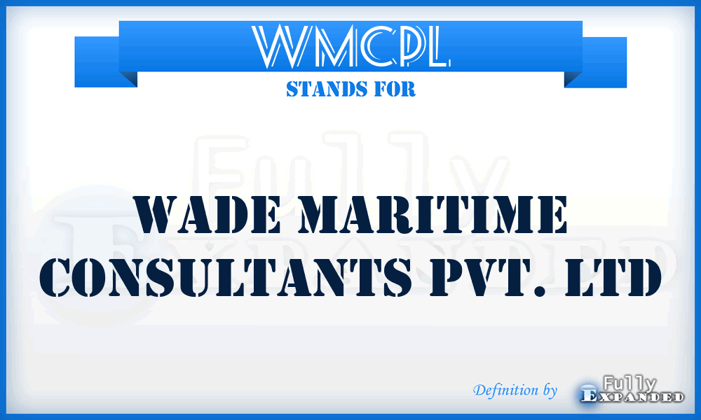 WMCPL - Wade Maritime Consultants Pvt. Ltd