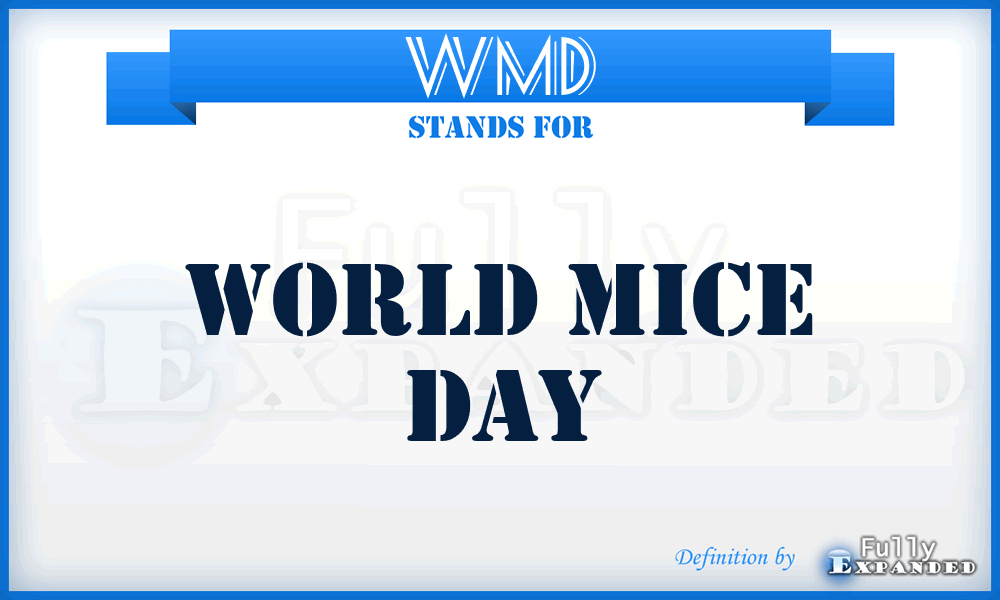WMD - World Mice Day