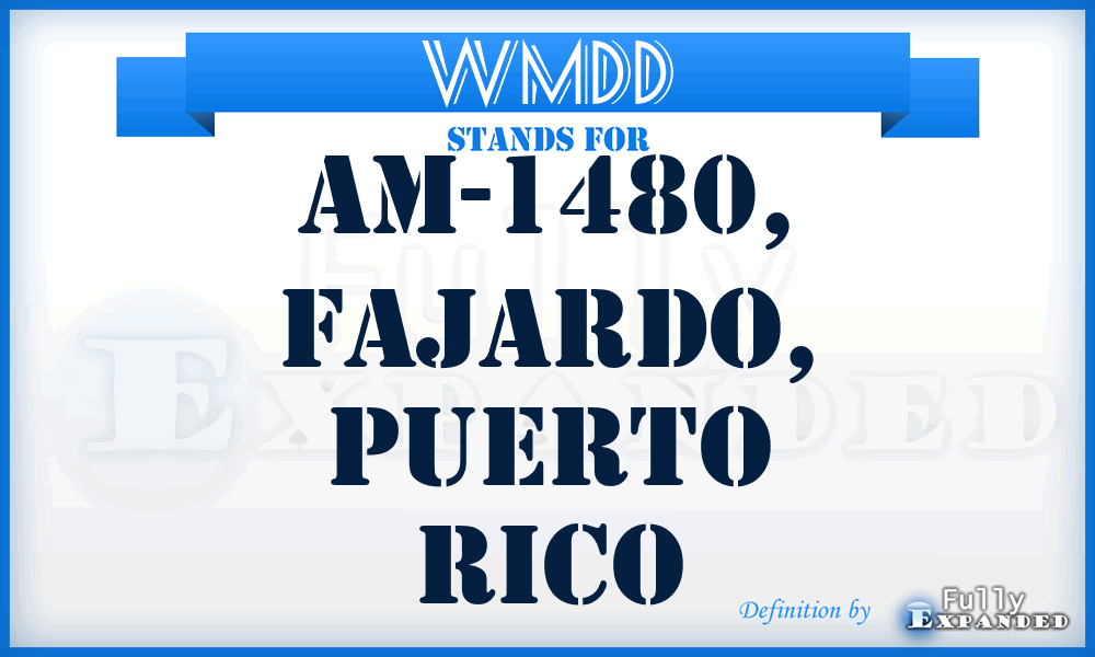 WMDD - AM-1480, FAJARDO, Puerto Rico