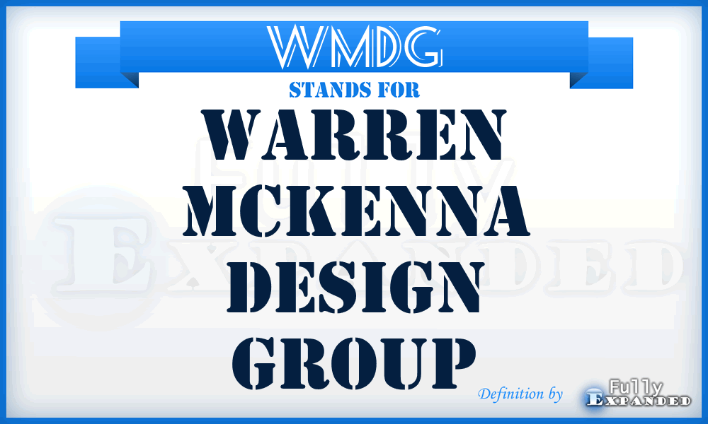 WMDG - Warren McKenna Design Group