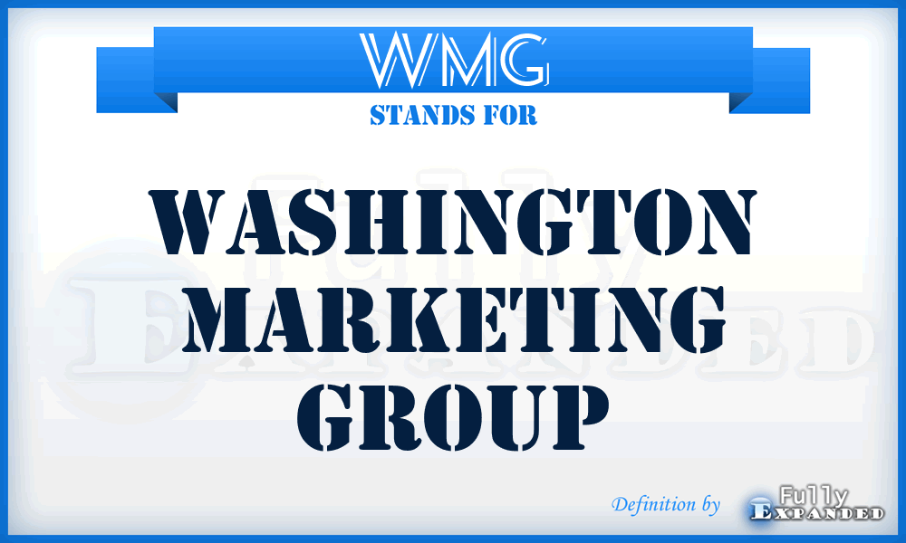 WMG - Washington Marketing Group