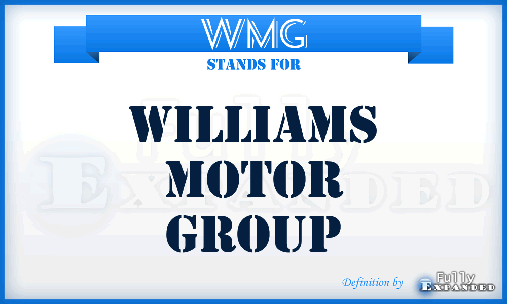 WMG - Williams Motor Group