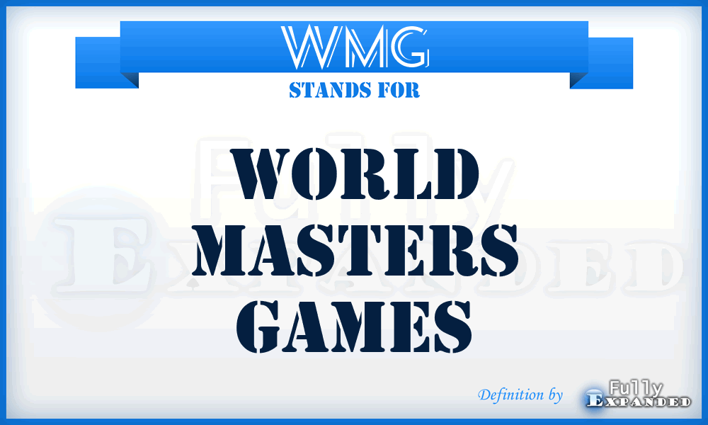 WMG - World Masters Games